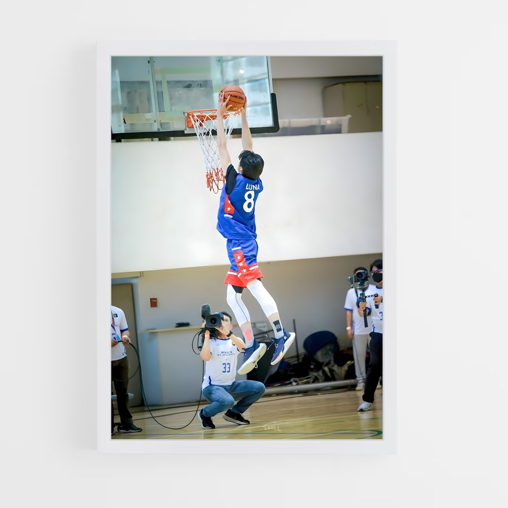 Poster Dunk des Rois – affiche Basketball (vue 3)